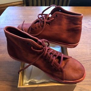 Free People River Run Distressed Sneakers, Size 10